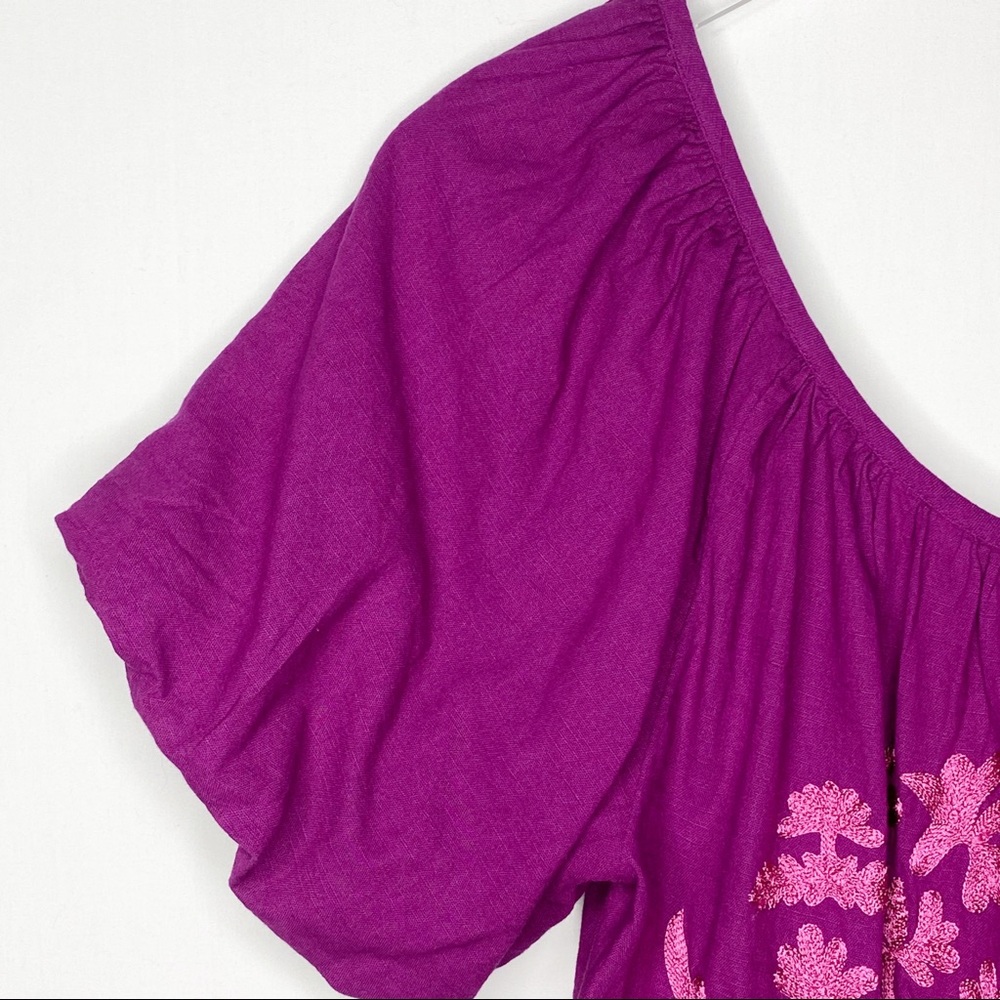 Free People NWT Small Fiona Embroidered Mini Dress - Picture 7 of 13